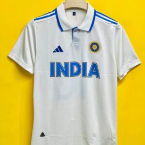 🇮🇳 India White Jersey – Classic Edition